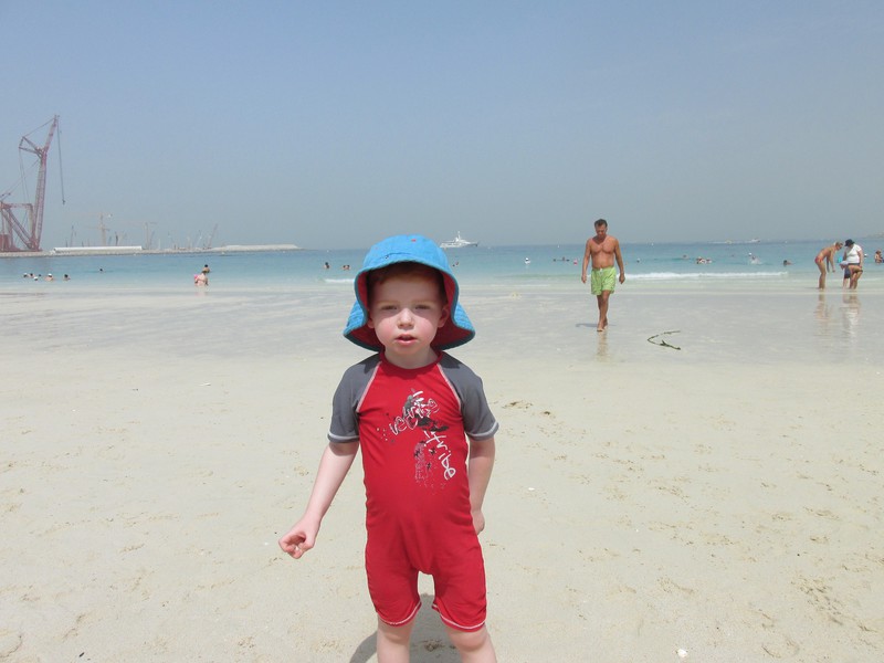 Zachary at Jumeira Beach