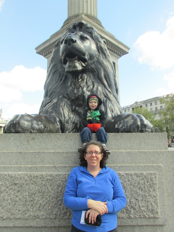 At Nelson's Column