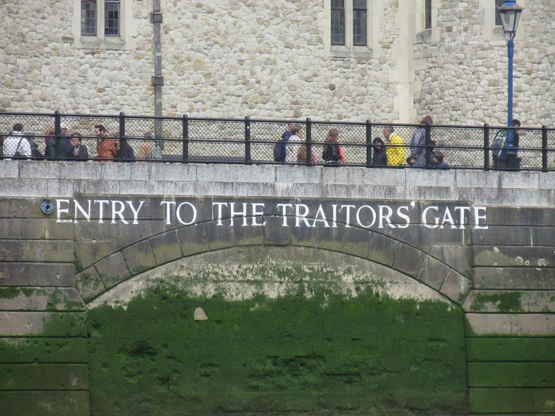 Traitors' Gate - where despicable, disloyal, two-faced turncoats (yes I'm talking about you Alex Bormans) go to meet their fate.