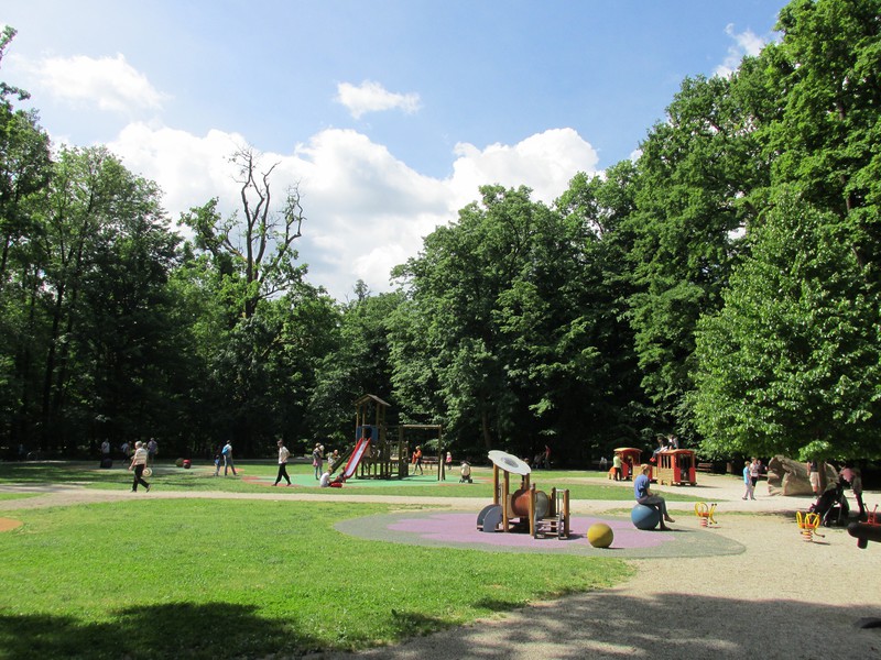 The playground at Maksimir Park.