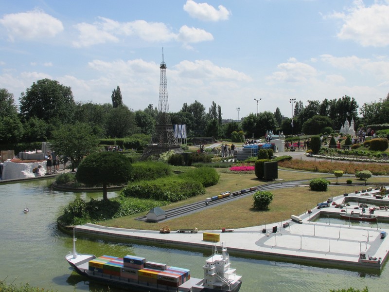 Elevated view of Mini-Europe.