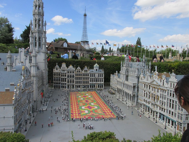 Mini-Europe - GroteMarkt in Brussels. We didn't get there for real, but this is what it would have looked like.