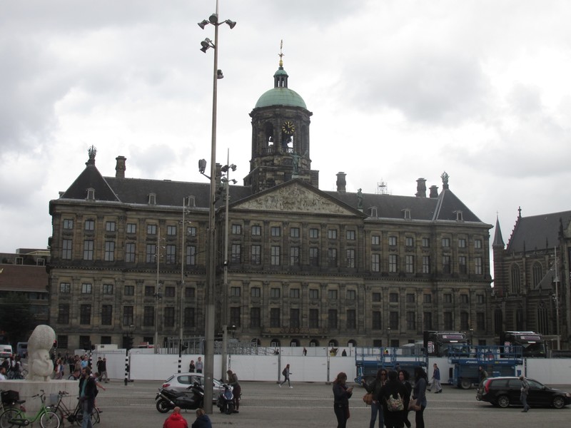 The Royal Palace at Dam Square, Amsterdam.