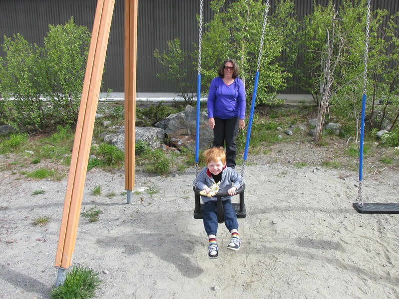 Time for a quick swing at Kilpisjärvi.