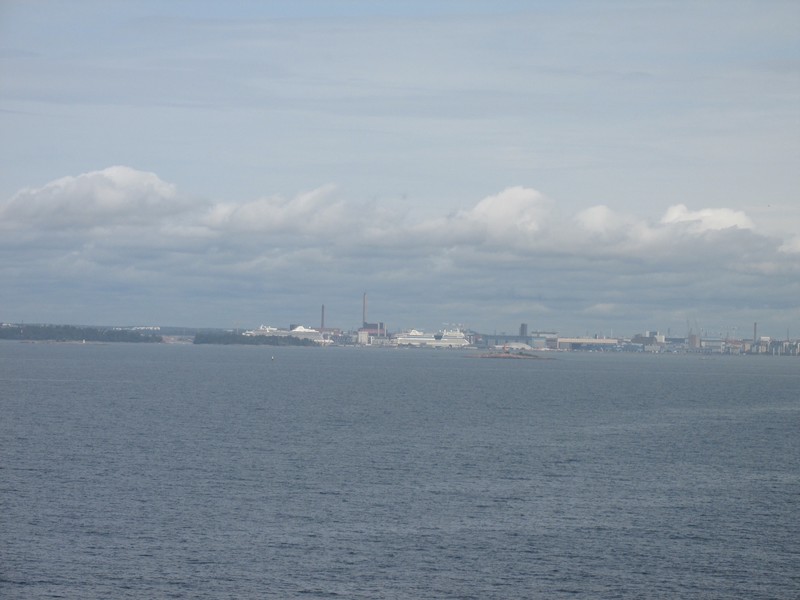 Last view of Helsinki.