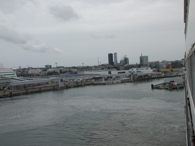 Tallinn Port and City.