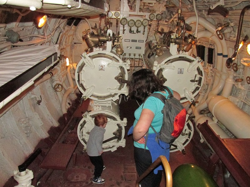 Man the torpedoes! (on board the submarine Lembit).