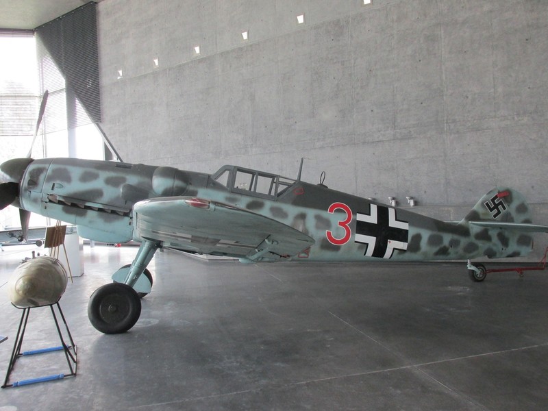 WW2 Messerschmitt in the Polish Aviation Museum.
