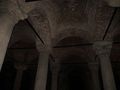 Underground in the Basilica Cistern.