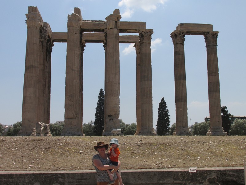 The Temple of Olympian Zeus. Maybe one of these two will be an Olympian one day!