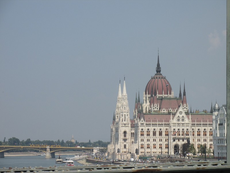 The end of the rather splendid Hungarian Parliament Building. There are clear similarities to the one in London.