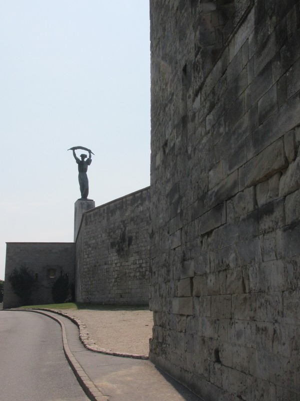 Wall of Citadel looking towards the Freedom Monument.