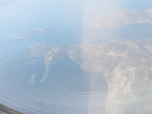 Final look at Greece from the plane.