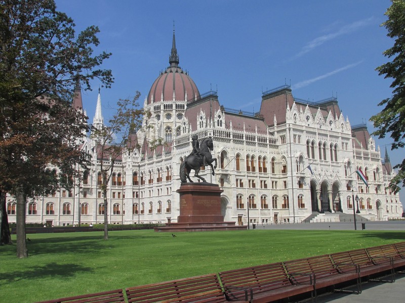 The Hungarian Parliament building. A bit nicer than the Beehive!