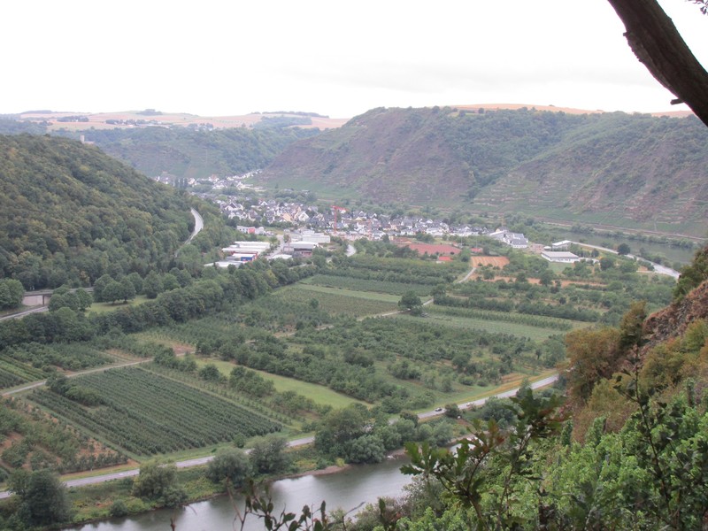 The very pretty Mosel River Valley.