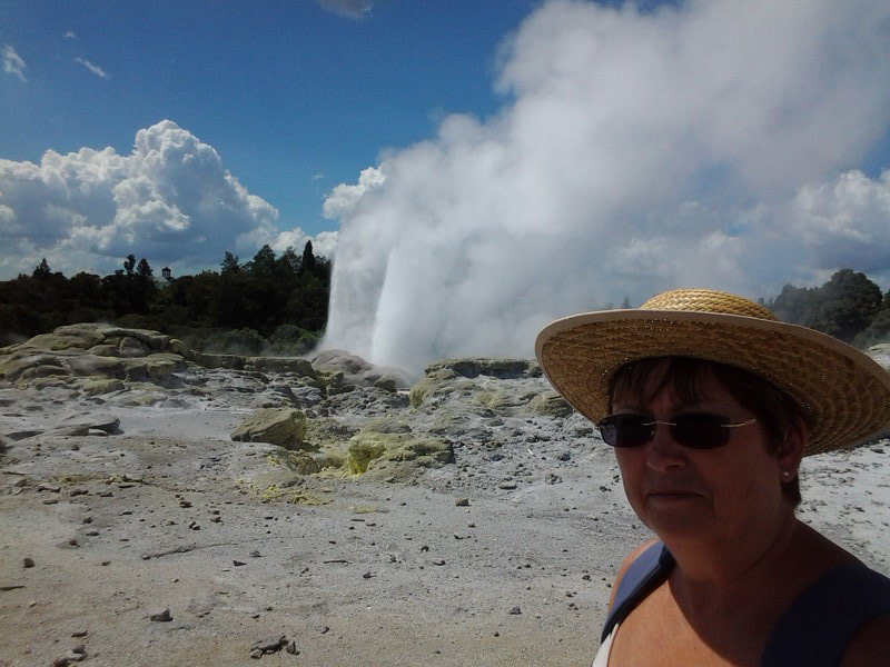 Lyn with some other geyser