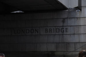 "London Bridge is falling down..."