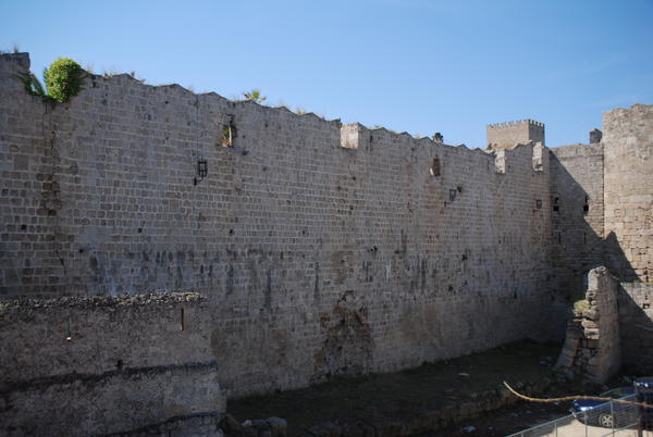 Ancient wall around the city