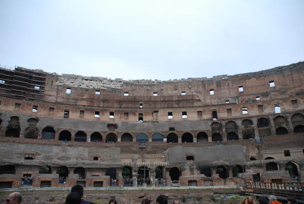 Inside the Colosseum!!