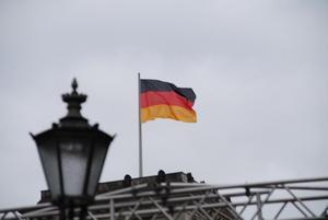 German flag in Berlin