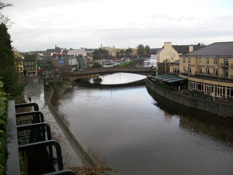 The River Nore that runs through Kilkenny