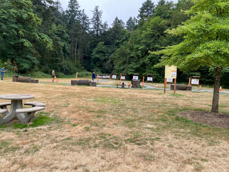 Archery range along the Wildwood