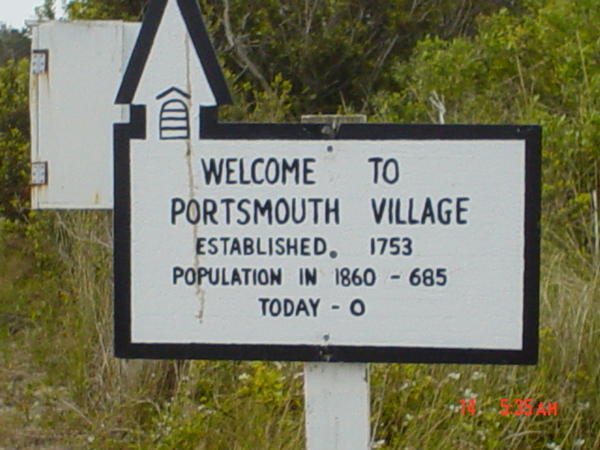 Portsmouth Village sign