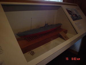 German U-boat model
