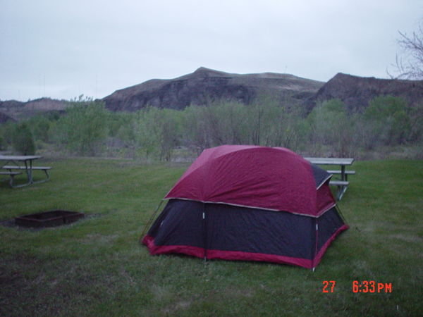 Our campsite at KOA in Billings, MT