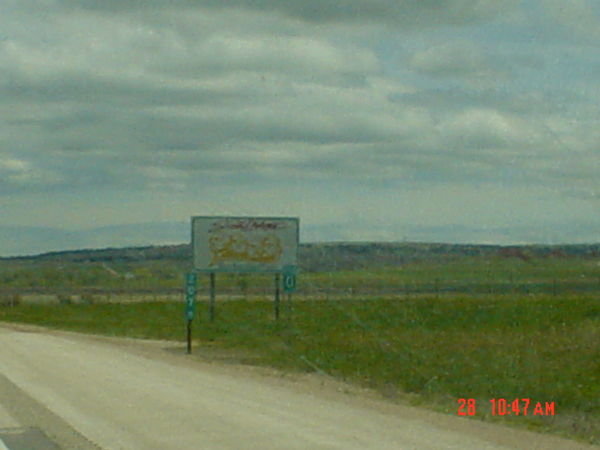 Entering South Dakota sign