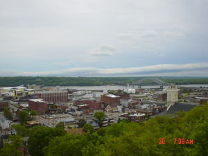 The view from Fenelon Place Elevator Dubuque, Iowa (2)