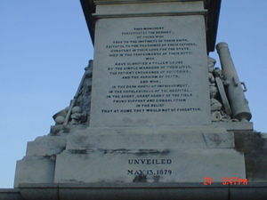 description on Civil War statue
