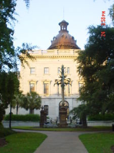 Other side of the State House
