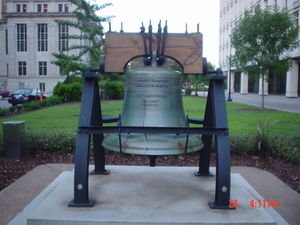Replica of the Liberty Bell (yah, I rang it)