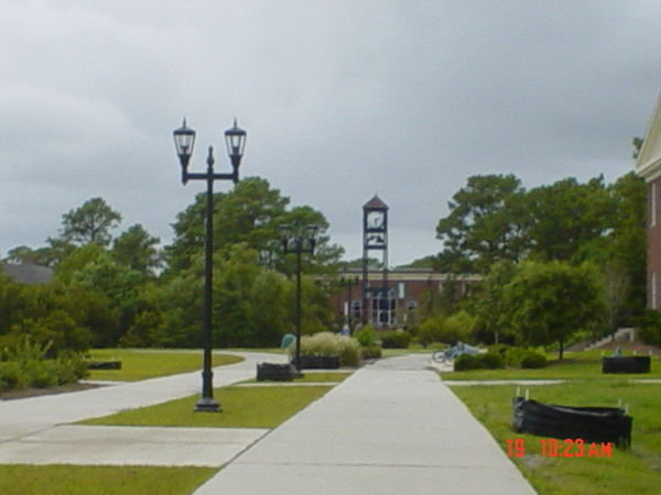 The rest of the Chancellor's Walk (towards the Clocktower and the library)