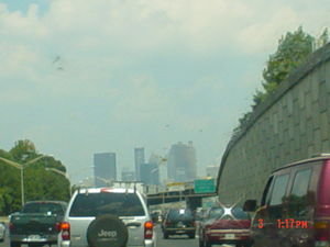 crazy traffic by Atlanta