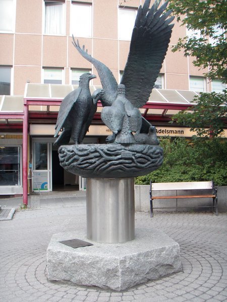 Awesome eagle statue