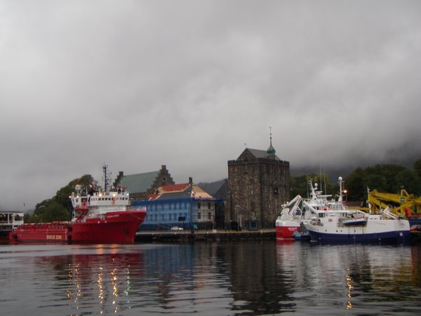 View of Medevial Bergen from across the "Vagen"