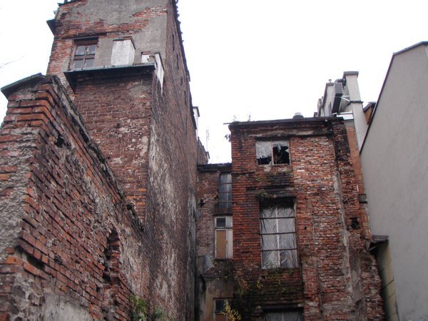Old ruins, what Kazimierz looked like before restoration