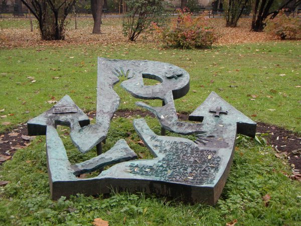 Interesting sculpture in the park