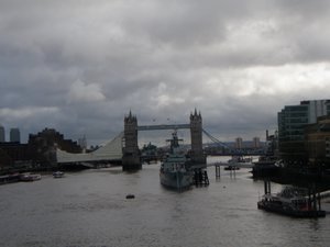 The Tower bridge and the River Thames