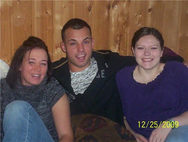 Me and My "family:" Tony and Brandy. He's a marine, she's in the Guard
