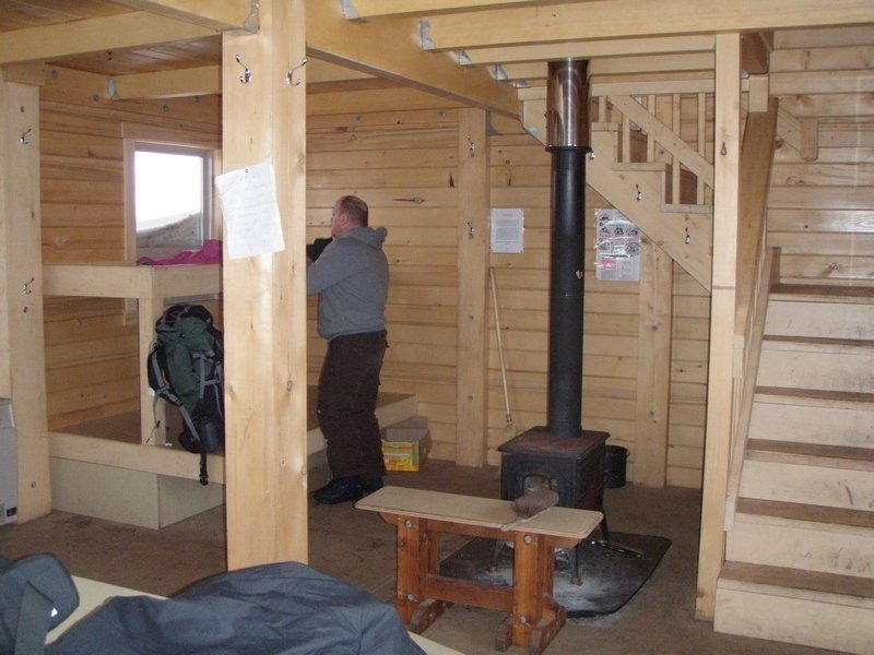 Inside the new Dan Moller cabin