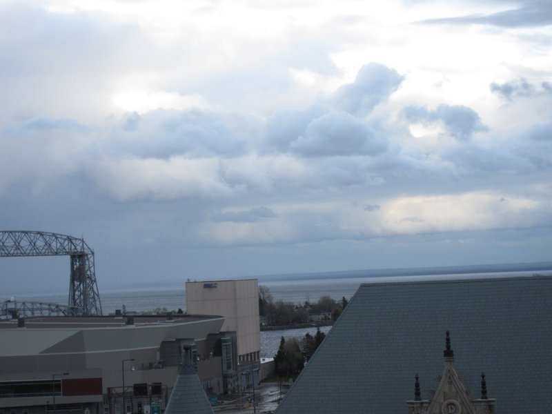Duluth (View from hotel room) and the D.E.C.C.