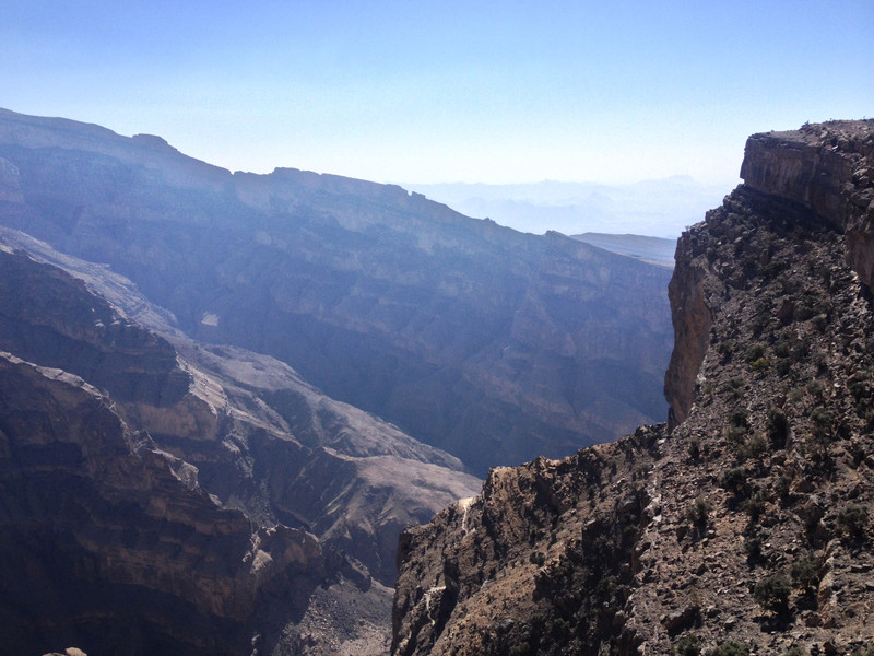 View from the top of Jebel Shams
