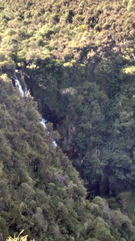 water falls on route to Taupo