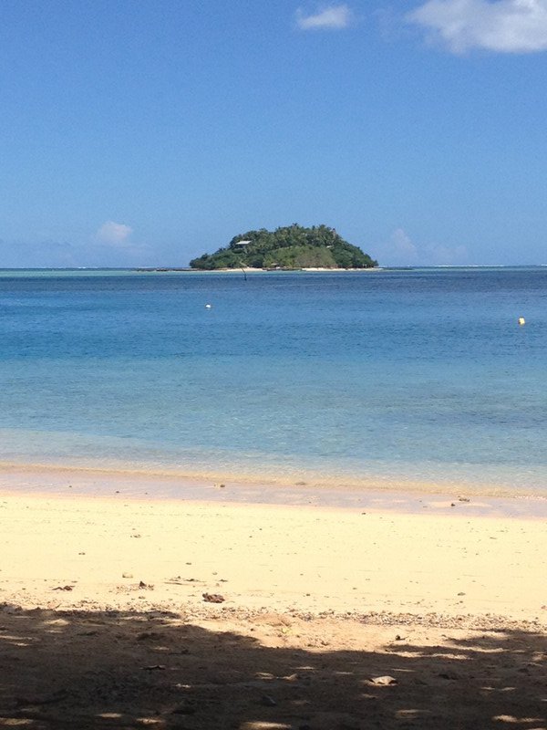 Private island from our beach