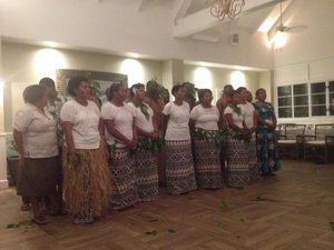 Fiji night with resort staff