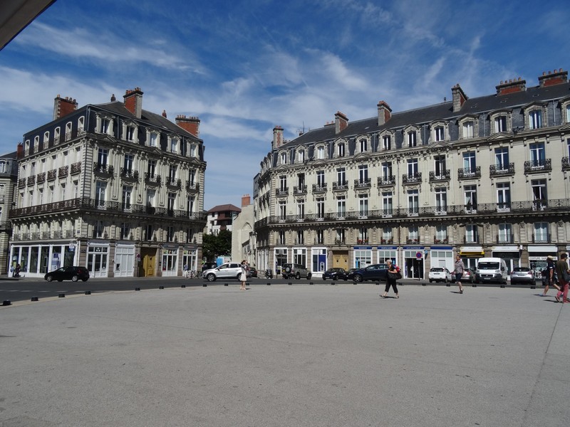 a big square in Nantes