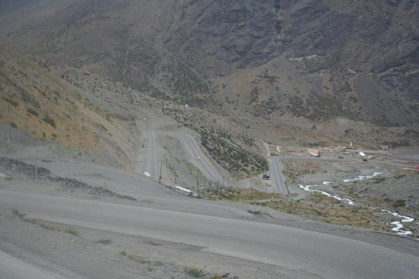 Crazy road over the Andes
